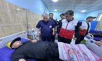 رییس ستاد اربعین دانشگاه علوم پزشکی ایران از موکب درمانی عمود 1092 بازدید کرد